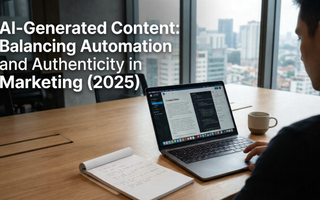 AI-Generated Content: Balancing Automation and Authenticity in Marketing (2025)