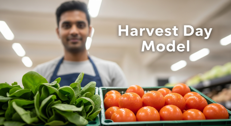 Harvest Day Model: Beat Supermarkets on Vegetable Freshness